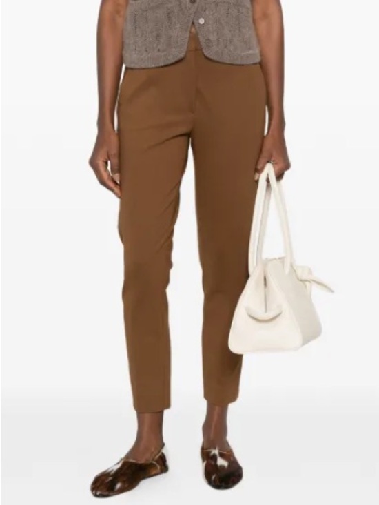 MaxMara Pants - Max Mara Pegno Pocket Straight Leg Trousers Brown Size 6